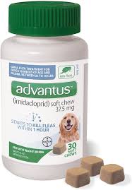 So the first year of your fuzzy friend's life is equal to about 15 human years. Amazon Com Advantus Imidacloprid 30 Count Chewable Flea Treatment For Large Dogs 23 110 Pounds Pet Supplies