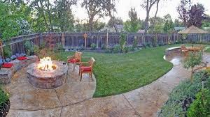Patio Flooring Ideas Stamped Concrete Curved Garden Path Firepit Garden Privacy Fence Due To It Garden Fire Pit Cheap Landscaping Ideas Gazebo With Fire Pit