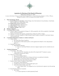2/21/2024 Board Agenda