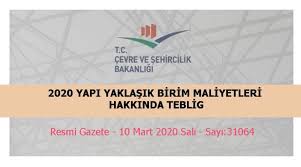 Tebliğe göre, emlak vergisine esas alınacak fabrika, otel binalarının metrekare inşaat maliyetleri yüzde 12, sinema ve tiyatro binaları ile meskenlerinki yüzde 25 artırıldı. Yaklasik Yapi Birim Maliyeti 2020 Celik Haber 2020 Insaat Maliyet