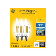 The light is very bright and uniform, and setup is easy. General Electric 3pk 100w Cac Decorative Ultra Bright Led Daylight Clear Target