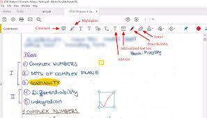 Choose highlight text from the toolbar. Annotating Pdfs In Adobe Acrobat Reader Dc Mathematical Institute