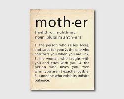 Mother S Day Wall Art Mother Definition Typography Word Art Print Gift For Mom Unique Gift For Mother Wall Decor Present For Her Art Print Gifts Words Gifts For Mom