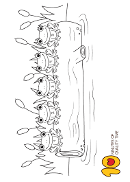 Five Little Speckled Frogs Coloring Page Frog Coloring Pages Coloring Pages Bee Coloring Pages