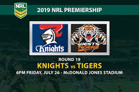 Join us at mcdonald jones stadium for knights v wests tigers nrl live scores as part of nrl 2018. Newcastle Knights Vs Wests Tigers Nrl Round 19 Betting Tips