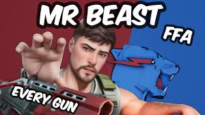 📺Mr BEAST FFA PVP EVERY GUN VEHICLES 3825-3692-4910 by vco - Fortnite