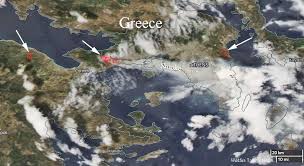 A map of byzantine greece ca. Greece Archives Wildfire Today