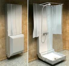 Foldaway Shower Cubicle Kleine Douches Douches Badkamer Op Zolder