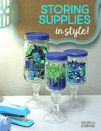 The classic apothecary design inspired this recycled glass jar by glassnow. Apothecary Jars For The Classroom Storing Your Supplies In Style Around The Kampfire