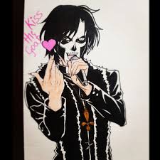 A little sketch of Papa Nihil while performing the new song Kiss the  Go-Goat which I loooooove💕 I made this reeeeal quick so I... –  @darkbutterfly95 on Tumblr