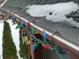 As hanging christmas light clips from gutter guards is not always ideal, we have identified two optimal locations for hanging christmas lights that won't involve putting holes in or changing your gutter covers in any way. One Of Our Customers Sent Us This Pic Of His House Using Our Brown Christmas Hooks You Can Pu Christmas Light Hanger Christmas Lights Christmas Light Hangers