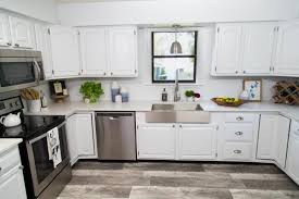 Cabinets are in good shape but really outdated. Paint Your Kitchen Cabinets Without Sanding Or Priming Diy