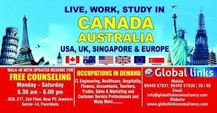 Dreaming To Immigrate Canada Australia Uk Usa Europe Only One Stop For All Your Immigration Needs Global Links Consultan Sales And Marketing Education Global