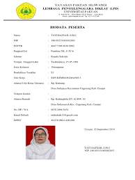 Daftar isi penulisan kata berdasarkan eyd kbbi 2. Format Biodata Peserta Diklat Masnurul