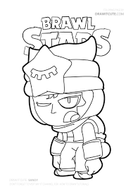 Sandy Brawl Stars Coloring Page Color For Fun Star Coloring Pages Cool Coloring Pages Coloring Pages