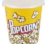 Iml Plastic Popcorn Bucket with Lid and Handle - Food Bucket ...