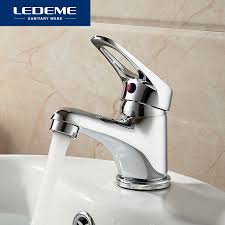 Ledeme حوض الحنفيات حوض صنبور خلاط صنبور إنهاء النحاس سفينة أنيق بالوعة المياه الكروم الحديثة شلال الحنفيات L1013 في حنفيات الحوض من تجميل المنزل على Www Unohama Club Store