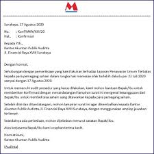 11 Contoh Surat Perusahaan Mana Yang Anda Perlukan Di 2020 Surat Keuangan Investasi