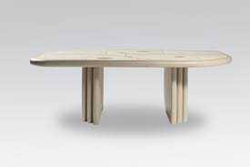 Sue stone 3 legs end table. Stone Coffee Table With Brass And Metal Inlays 1970s For Sale At Pamono