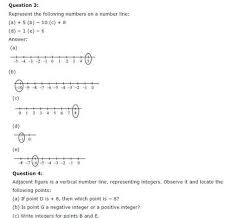 Ncert Solutions For Class 6 Maths Integers Exercise 6 1 Math Integers Class 6 Maths Math