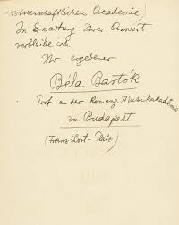 Concert in gamle logen, oslo, october 9th 2012. Bartok Bela Auctions Price Archive