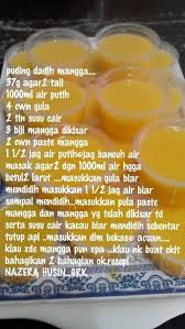 Puding Dadih Mangga Mangga