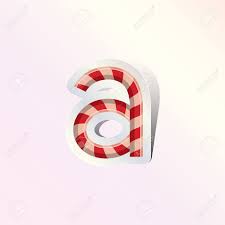 In some countries (e.g., norway,. Alphabet Small Letter A In Candy Cane Design Royalty Free Cliparts Vectors And Stock Illustration Image 52631783