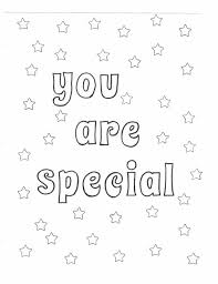 You Are Special Coloring Page Love Coloring Pages Coloring Pages Coloring Books