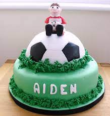 Football soccer theme birthday cake toppers design ideas decorating tutorial video at home clas football cake design, soccer birthday cakes, simple birthday cake. Football Cakes Decoration Ideas Little Birthday Cakes
