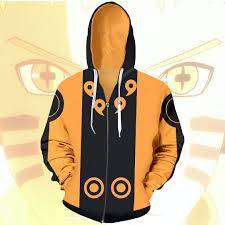Sage Of 6 Paths Orange Black Zip Up Hoodie Tag A Friend Who Would Love This Free Shipping Worldwide Anime Hoodie Cartoon Sweatshirts Naruto Hoodie