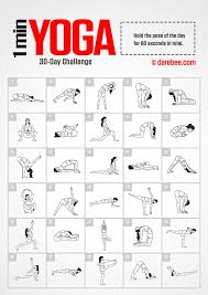 1 Minute Yoga Challenge By Darebee Https Darebee Com Challenges 1 Min Yoga Challenge Html Darebee Challeng 30 Day Yoga 30 Day Yoga Challenge Yoga Challenge