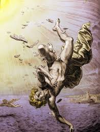 Enfermes Avec Son Fils Par Le Roi Minos Dedale Fabriqua Des Ailes De Cire Pour Lui Et Son Fils Icare Afin De S E Mythologie Grecque Mythologie Dedale Et Icare