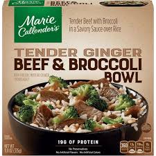 Choose from contactless same day delivery, drive up and more. Marie Callender S Tender Ginger Beef Broccoli Bowl Beef A J Market