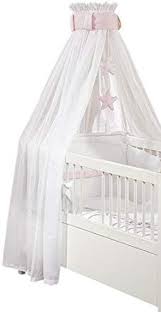 Christiane Wegner 0310 00 107 Bett Set Rose Fur Bett 70 X 140 Cm Bestehend Aus Himmel Mit Mobile Kopfschutz Bettwasche 100 X Kleine Kissen Bett Bettwasche