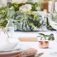 12pk Table Numbers Wood Acrylic Table Numbers In 2020 Table Numbers Wedding Rustic Acrylic Table Number Wedding Table Numbers