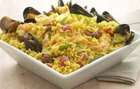 Paella Espagnole Au Poulet Et Fruits De Mer Au Cookeo Recette Paella Plats Cuisines Cuisine Poisson