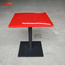 Red coffee, console, sofa & end tables : Modern Artificial Acrylic Stone Red Color Solid Surface Round Red Table For Coffee Shop Marbles Stone Dining Tables China Table Red Round Table Made In China Com