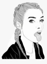 Coloring coloring weed pages at getdrawings com freer personal use. Girl Tumblr Drawing Tumblrgirl Freetoedit Savage Drawings Of Girls Png Image Transparent Png Free Download On Seekpng