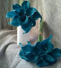 You can also choose from. 100 Real Touch Calla Lily Teal Latex Calla Lilies Teal Blue Wedding Flower For Wedding Centerpieces Decoration Wholesale Flowers Flower Garden Wedding Flowers Wedding Dresswedding Flowers Peach Aliexpress