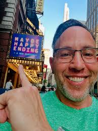 Quick trip to The Big Apple 🍎 @darrencriss was incredible in  @maybehappyending #maybehappyending #nyc #broadway