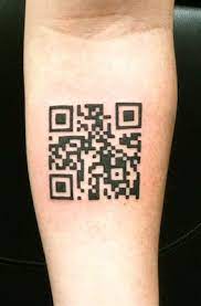 Bildresultat For Qr Tattoo Qr Code Tattoo Tattoos Qr Code