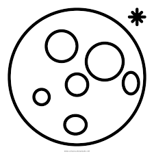 Com a cartolina aberta cole as imagens separadas em todos os lugares que você quiser. Lua Cheia Desenho Para Colorir Ultra Coloring Pages