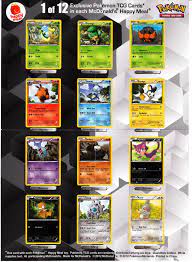 Mcdonald S Pokemon Happy Meal Toys Card List 2012 Pokemon Tcg Cards Happy Meal Toys Pokemon Happy Meal