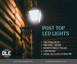 Dlc Qualified Outdoor Post Light Fixtures Improve Post Top With Led Module Overview Dlc Qu Post Lights Outdoor Post Lights Outdoor Post Light Fixtures