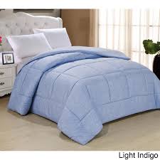 Swift Home All Season Extra Soft Luxurious Classic Light Warmth Goose Down Alternative Comforter King 104 X 90 Light Indigo Walmart Com Walmart Com