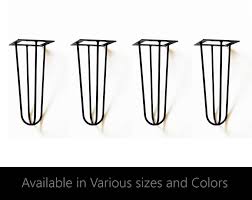 Shop for hairpin brass legs for coffee tables, end tables, side tables; Hairpin Legs Set Of 4 Dining Table Legs Table Legs Metal Etsy Cast Iron Table Legs Table Legs Metal Table Legs