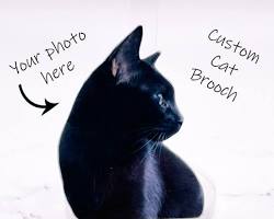 pin badge with a pet photoの画像