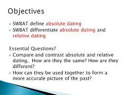 In this article i shall define absolute dating, and shall discuss the conditions that we would require to use a geological process as the basis for absolute dating. Absolute Dating Tuesday December 2nd Ppt Download