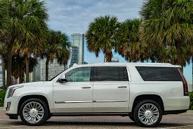 The navigator l is the escalade esv's traditional rival, both in spirit and capability. Used 2017 Cadillac Escalade Esv Platinum For Sale 54 000 Brickell Luxury Motors Stock L3379b