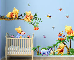 Image Result For Winnie The Pooh Nursery Wallpaper Nursery Wall Stickers Vinyl Wall Decals Nursery Bear Wall Decal